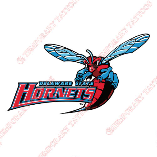 Delaware State Hornets Customize Temporary Tattoos Stickers NO.4250